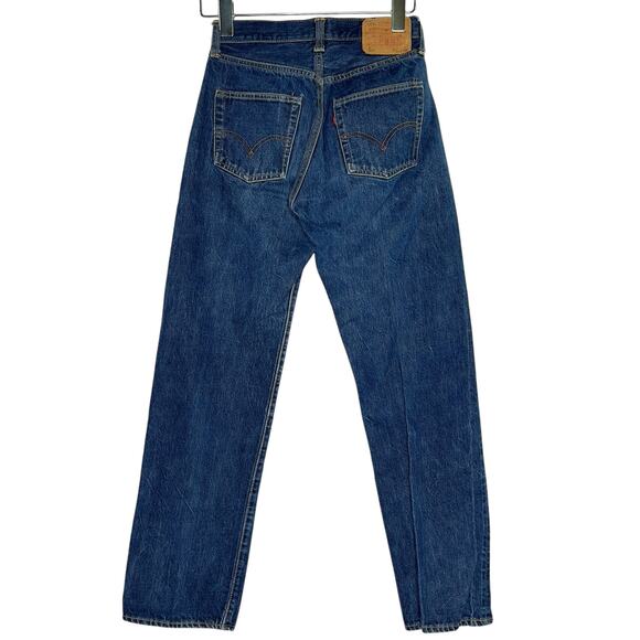 Vintage Levis 501 A Model Big E Redline Selvedge 1960s Jeans Red Tab 27 - Picture 1 of 16